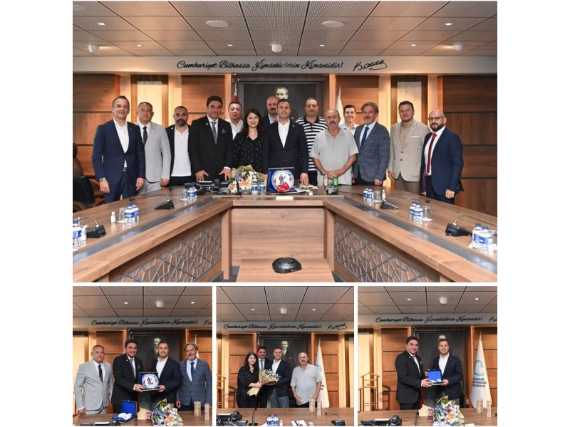 TEDB Bakıkesir İl temsilcimiz Halil Torun ve yönetimi ,Büyükşehir Belediye Başkanı Sn. Ahmet Akın “ı ziyaret etti…