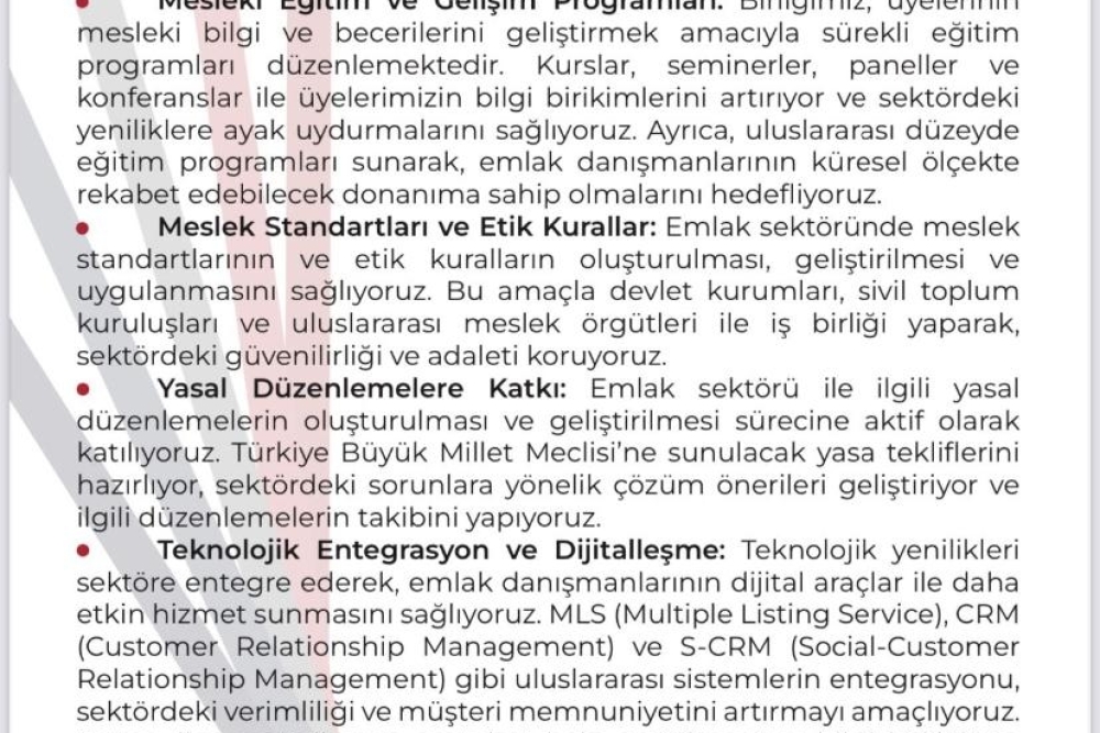 Faaliyet Alanlarımız