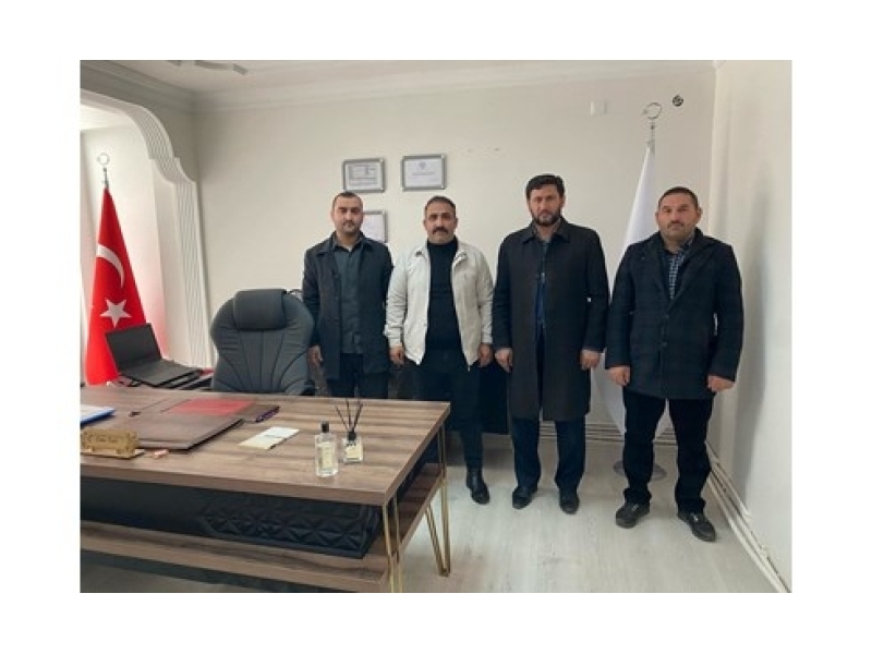 TEDB Muş il başkanımız Erkan KALIR'ı Ziyaret