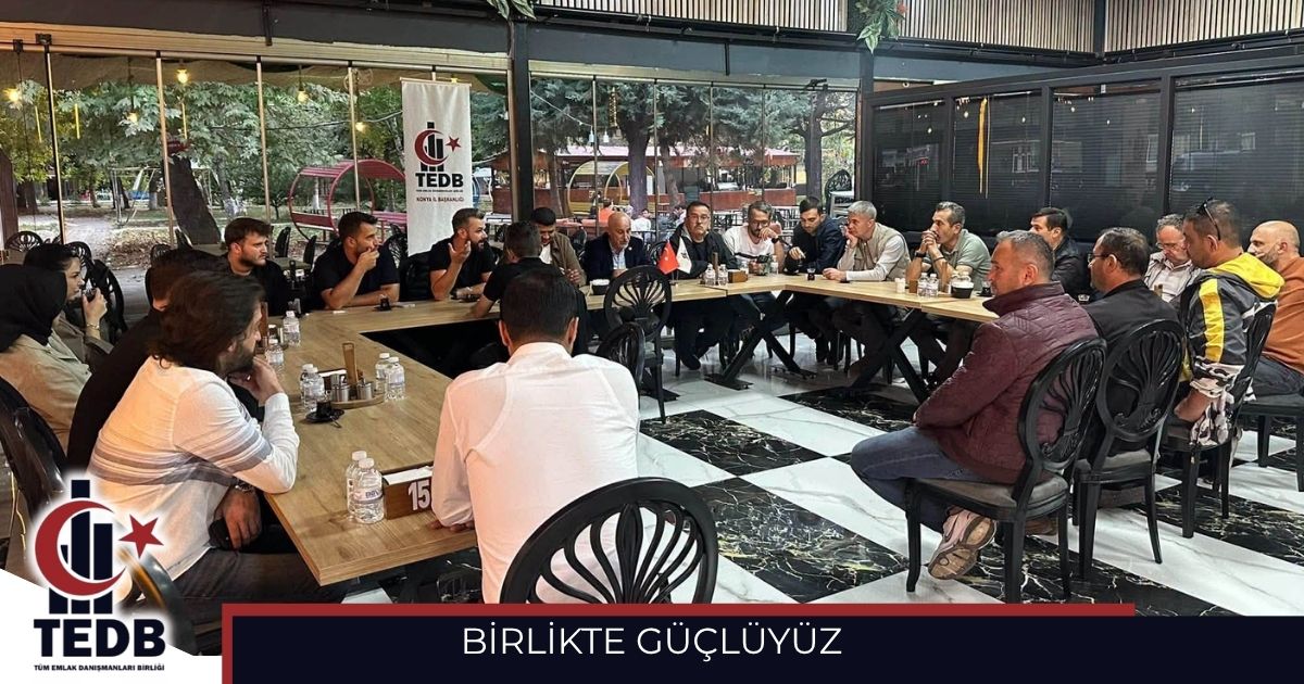 TEDB Konya İl Teşkilatı Sektör Buluşması