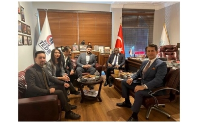 TEDB Uluslararası ilişkilerden sorumlu Gn.Bşkn.yrd. Sn İsmail ALTIN'ı Ziyaret