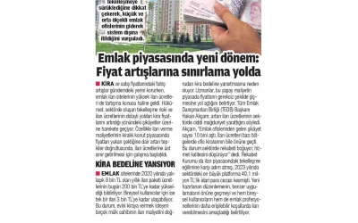 Emlak piyasasında yeni dönem