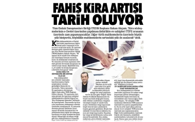 Fahiş Kira Artışı Tarih Oluyor