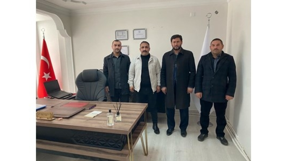 TEDB Muş il başkanımız Erkan KALIR'ı Ziyaret
