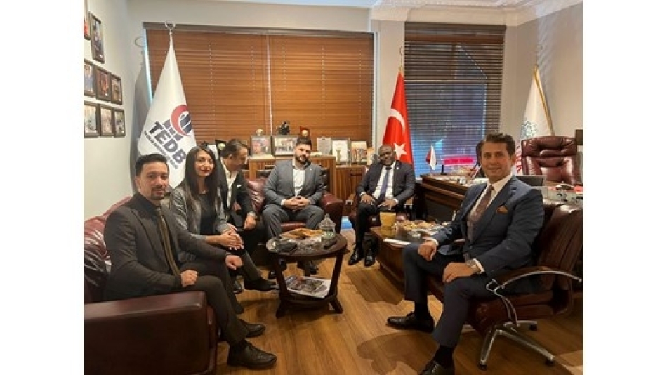 TEDB Uluslararası ilişkilerden sorumlu Gn.Bşkn.yrd. Sn İsmail ALTIN'ı Ziyaret