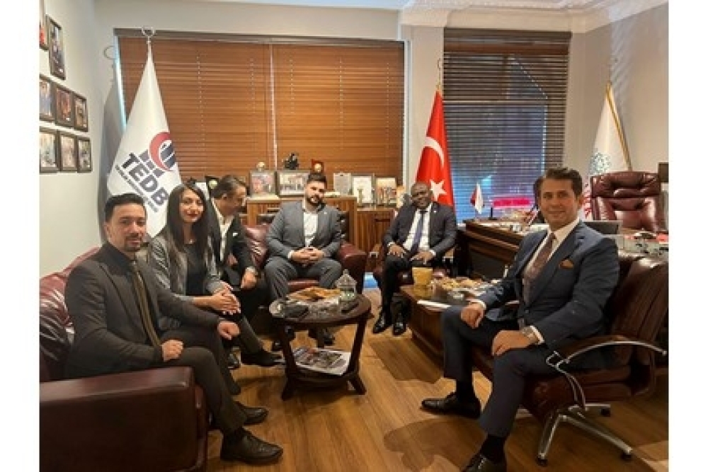 TEDB Uluslararası ilişkilerden sorumlu Gn.Bşkn.yrd. Sn İsmail ALTIN'ı Ziyaret