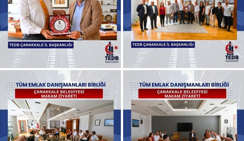 TEDB Çanakkale Temsilcimiz Engin Vural ve yönetimi Büyükşehir Başkanlığı ,protokol ziyaret ve bilgilendirme ziyaretleri….