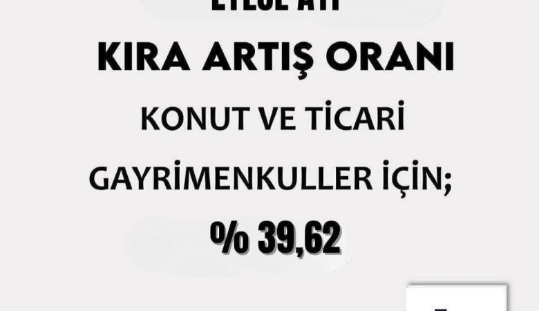 EYLÜL AYI KİRA ARTIŞ ORANI