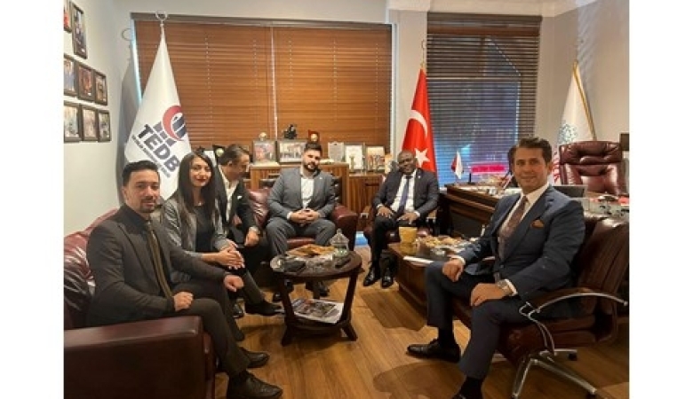 TEDB Uluslararası ilişkilerden sorumlu Gn.Bşkn.yrd. Sn İsmail ALTIN'ı Ziyaret