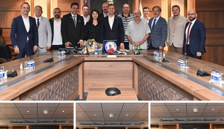 TEDB Bakıkesir İl temsilcimiz Halil Torun ve yönetimi ,Büyükşehir Belediye Başkanı Sn. Ahmet Akın “ı ziyaret etti…