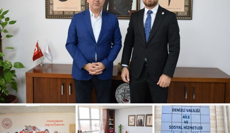 TEDB Denizli İl Temsilcimiz İlker Yetimoğlu ve yönetimi .Denizli Aile ve Sosyal Hizmetler Bakanlığı”nı ziyaret ettiler,