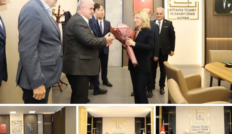 Tüm Emlak Danışmaları Birliği (TEDB) Kütahya İl Başkanlığı olarak, Yönetim Kurulumuzda ki arkadaşlarımızla birlikte, Kütahya Ticaret ve Sanayi Odası Yönetim Kurulu Başkanı Sayın Esin Güral Argat ve Yönetim Kurulu Üyelerine ziyarette bulunduk.