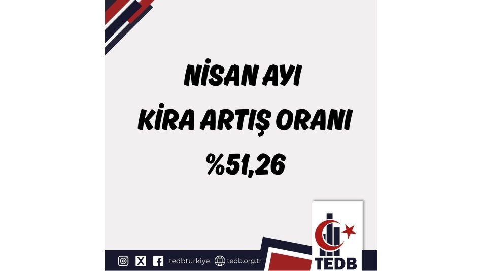 NİSAN AYI KİRA ARTIŞ ORANI